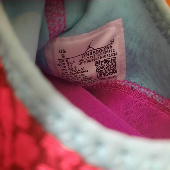 Air Jordan System .23 Cool Grey Gym Red Slip On Clogs Removable Bootie Size 9 - Picture 8 of 9